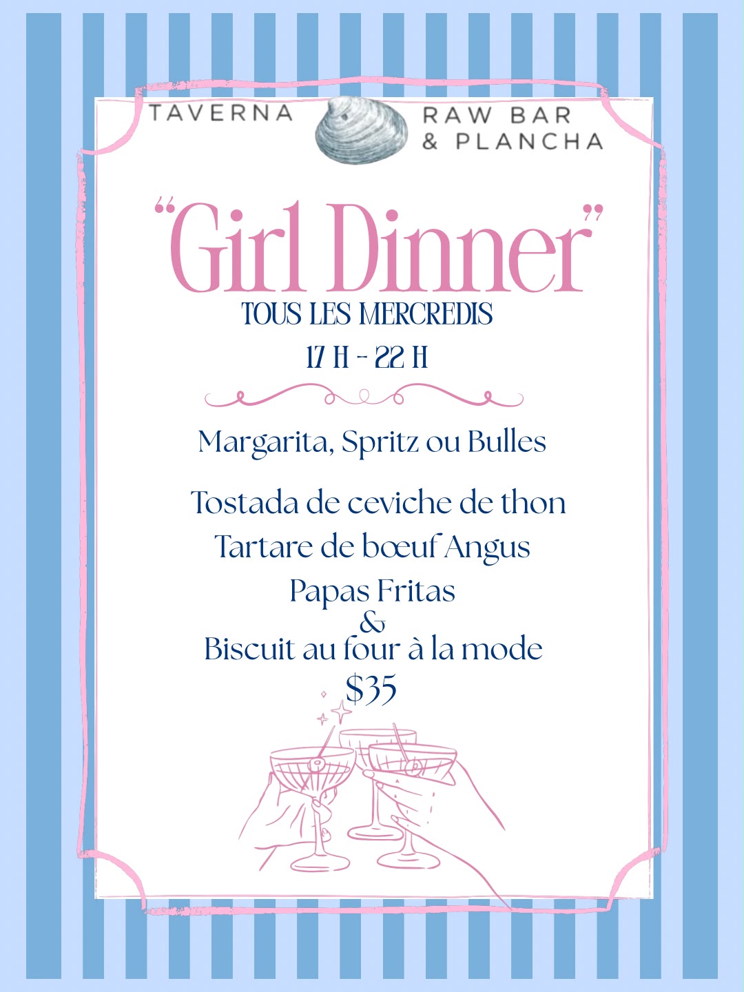 Taverna Raw Bar & Plancha Menu